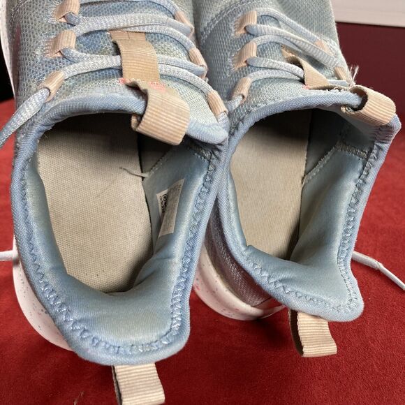 Adidas Cloud Foam Pure 2.0 Running Lace Up (Youth Size 2.5) • Blue/Pink • EUC - Picture 6 of 6